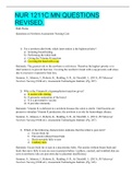  NUR 1211C MN QUESTIONS REVISED&period;