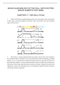 CHAPTER 17 THE CELL CYCLE&lowbar; MOLECULAR BIOLOGY OF THE CELL&comma; SIXTH EDITION BRUCE ALBERTS TEST BANK QUESTIONS WITH ANSWER KEY