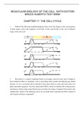 CHAPTER 17 THE CELL CYCLE_ MOLECULAR BIOLOGY OF THE CELL, SIXTH EDITION BRUCE ALBERTS TEST BANK QUESTIONS WITH ANSWER KEY