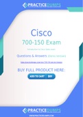 Cisco 700-150 Dumps - The Best Way To Succeed in Your 700-150 Exam