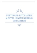 Fortinash: Psychiatric Mental Health Nursing, 5th Edition Test Bank