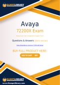 Avaya 72200X Dumps - You Can Pass The 72200X Exam On The First Try