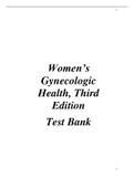 Women’s Gynecologic  Health, Third Edition Test Bank
