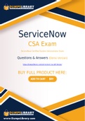 ServiceNow CSA Dumps - You Can Pass The CSA Exam On The First Try