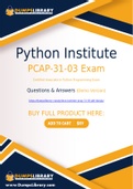 Python Institute PCAP-31-03 Dumps - You Can Pass The PCAP-31-03 Exam On The First Try