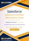 Salesforce-Certified-Administrator Dumps - You Can Pass The Salesforce-Certified-Administrator Exam On The First Try