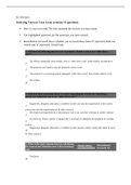 CLC 056 Final Exam 55 Questions And Answers( Complete Solution Rated A)