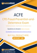 ACFE CFE-Fraud-Prevention-and-Deterrence Dumps - You Can Pass The CFE-Fraud-Prevention-and-Deterrence Exam On The First Try