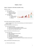 Nursing Care of Children - Exam 1 