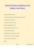 Family Practice Guidelines 4th Edition Cash Glass Test Bank