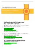 Google Analytics Beginners Answers I 2024 I Google Analytics Beginners Antwoorden