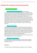 NSG 6420&colon; FNP I Adult&sol;Gero Final Review Study Guide&comma;GRADED A