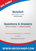 Updated MuleSoft MCD-Level-1 PDF Dumps - New MCD-Level-1 Questions