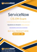 ServiceNow CIS-EM Dumps - You Can Pass The CIS-EM Exam On The First Try