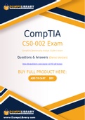 CompTIA CS0-002 Dumps - You Can Pass The CS0-002 Exam On The First Try