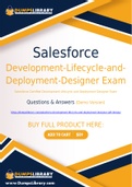 Salesforce Development-Lifecycle-and-Deployment-Designer Dumps - You Can Pass The Development-Lifecycle-and-Deployment-Designer Exam On The First Try