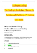 The Biologic Basis For Disease In Adults And Children, 5th Edition | Pathophysiology TEST BANK - _Huether & McCance