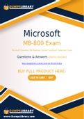 Microsoft MB-800 Dumps - You Can Pass The MB-800 Exam On The First Try