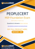 PEOPLECERT MSP-Foundation Dumps - You Can Pass The MSP-Foundation Exam On The First Try