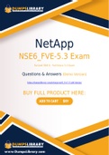 NetApp NSE6_FVE-5-3 Dumps - You Can Pass The NSE6_FVE-5-3 Exam On The First Try