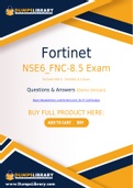 Fortinet NSE6_FNC-8-5 Dumps - You Can Pass The NSE6_FNC-8-5 Exam On The First Try