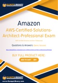 Amazon AWS-Certified-Solutions-Architect-Professional Dumps - You Can Pass The AWS-Certified-Solutions-Architect-Professional Exam On The First Try