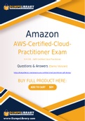 Amazon AWS-Certified-Cloud-Practitioner Dumps - You Can Pass The AWS-Certified-Cloud-Practitioner Exam On The First Try