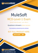 MuleSoft MCD-Level-1 Dumps - You Can Pass The MCD-Level-1 Exam On The First Try