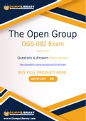 The Open Group OG0-092 Dumps - You Can Pass The OG0-092 Exam On The First Try