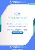 IBM C2020-605 Dumps - The Best Way To Succeed in Your C2020-605 Exam
