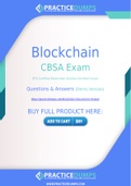 Blockchain CBSA Dumps - The Best Way To Succeed in Your CBSA Exam