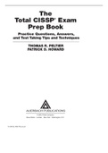 Thomas R. Peltier, Patrick D. Howard, Bob Cartwright - The Total CISSP Exam Prep Book_ Practice Questions, Answers, and Test Taking Tips and Techniques-Auerbach Publications (2002).pdf