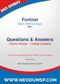 Updated Fortinet NSE7_SDW-6.4 PDF Dumps - New NSE7_SDW-6.4 Questions