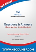 Updated PMI PMP PDF Dumps - New PMP Questions