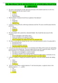NR 304 PRACTICE QUESTIONS & ANSWERS,CHAPTER 21-ABDOMEN:LATEST 2021 | CHAMBERLAIN COLLEGE OF NURSING