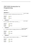 ITEC1030 Introduction to Programming