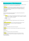 Biochemistry C784 Module 4&period;