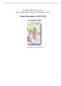 PNEUMONIA-COPD Clinical Reasoning CASE STUDY Airway Breathing (Oxygenation) Pneumonia-Chronic Obstructive Pulmonary Disease CASE ANALYSIS QUESTIONS WITH COMPLETE SOLUTIONS