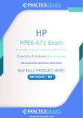 HP HPE6-A71 Dumps - The Best Way To Succeed in Your HPE6-A71 Exam