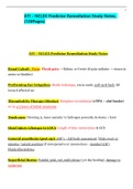 ATI – NCLEX Predictor Remediation Study Notes.  (120Pages)
