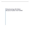Pathophysiology 8th EditionMcCance Huether-TEXT BANK