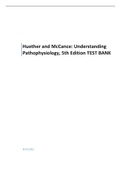 Huether and McCance&colon; Understanding Pathophysiology&comma; 5th Edition TEST BANK