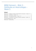 BMW Genoom - Zelfstudie + HCs Aantekeningen - Deel 1 (week 1-5) volledig