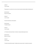 ENGL 216E - Quiz 2. Questions and Answers. Liberty University. Complete and Latest.