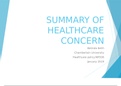 NR 506 - WEEK 7 SUMMARY OF HEALTHCARE CONCERN&period; PRESENTATION