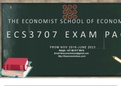 ECS3707 - Development Economics Past Exam Question Papers & Responses from Nov2018 to June2021