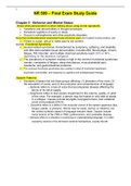 NR 509 &ndash; Final Exam Study Guide&period;