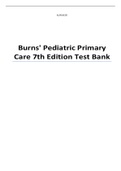 NR 602   Burns-Pediatric-Primary-Care-7th-Edition-Test-Bank//////