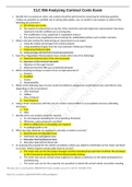 CLC 056 Exam questions and answers_ CLC 056 Analyzing Contract Costs Exam (2021)/Exam (elaborations) CLC 056 Analyzing Contract Costs Exam (CLC056) (CLC 056 Analyzing Contract Costs Exam (CLC056)) 