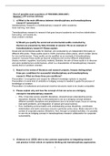 Interdisciplinary Themes in Food & Sustainability - Answers Exam Pool 1 (YSS-33806)